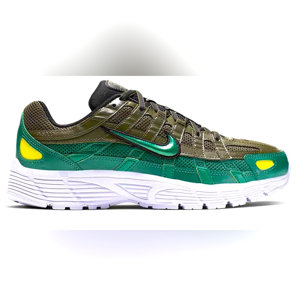 Nike P-6000 Green and Yellow Women's Sneakers